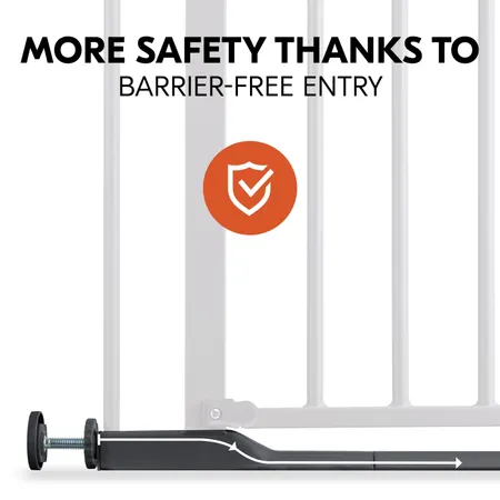 More safety due to barrier-free access