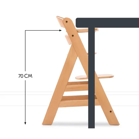Fits perfectly under the table