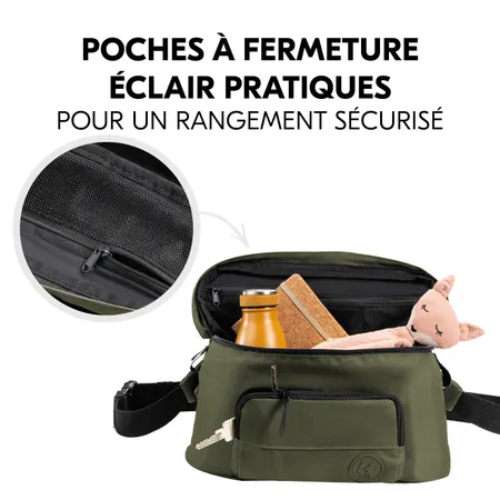 Rangement sécurisé grâce à la fermeture éclair