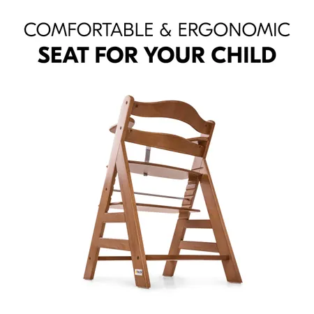 An ergonomic, grow-along highchair