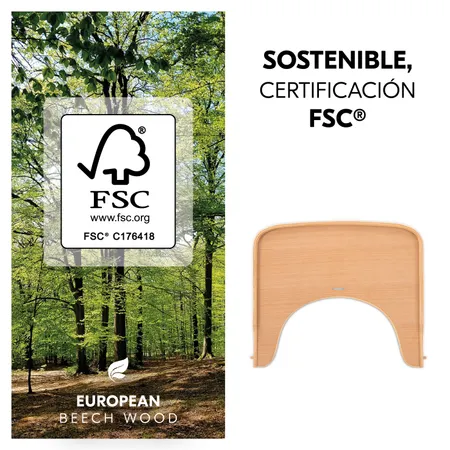 Madera sostenible y con certificación FSC®