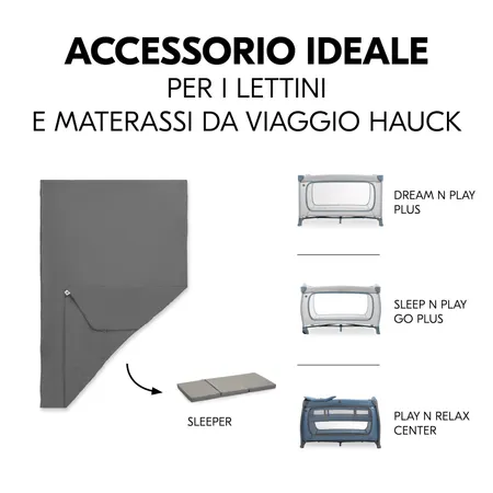 Accessorio ideale per i lettini da viaggio hauck