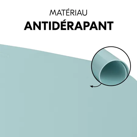 Matériau antidérapant : bonne adhérence