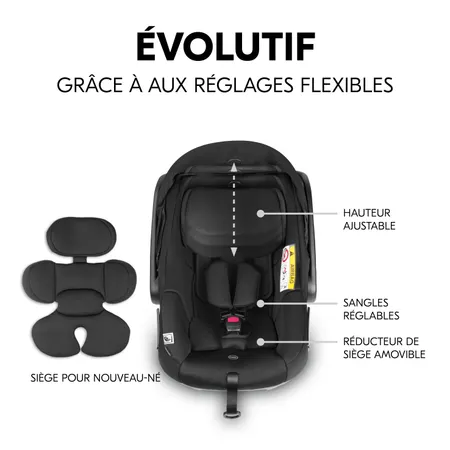 Siège évolutif s’adaptant à la croissance