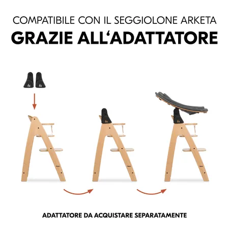 Adattatore per seggiolone Arketa