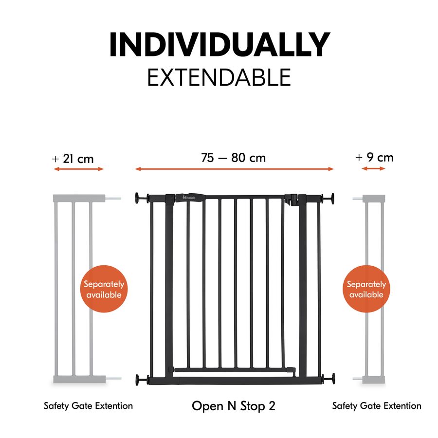 Expandable with separate extensions