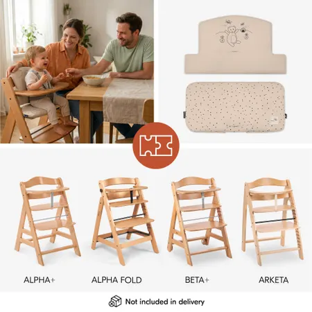 Passt perfekt zu allen hauck Holzhochstühlen