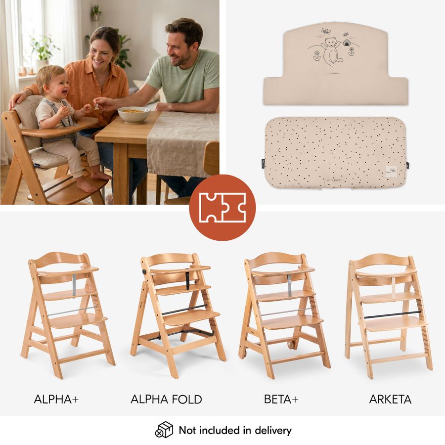 A perfect fit for all hauck wooden highchairs