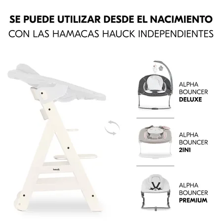 Desde 0 meses con hamacas hauck (por separado)