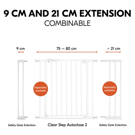9 cm extension and 21 cm extension combinable