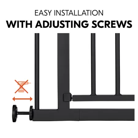 Clamping gate with pressure fastening