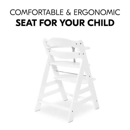 An ergonomic, grow-along highchair