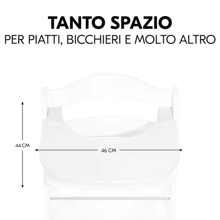 Seduta sicura con vassoio e cinture di sicurezza