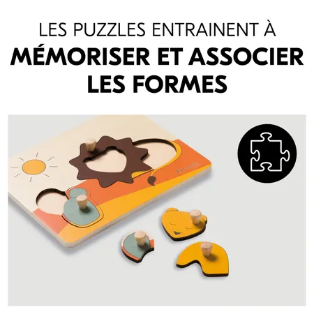 Les puzzles apprennent à reconnaître les formes