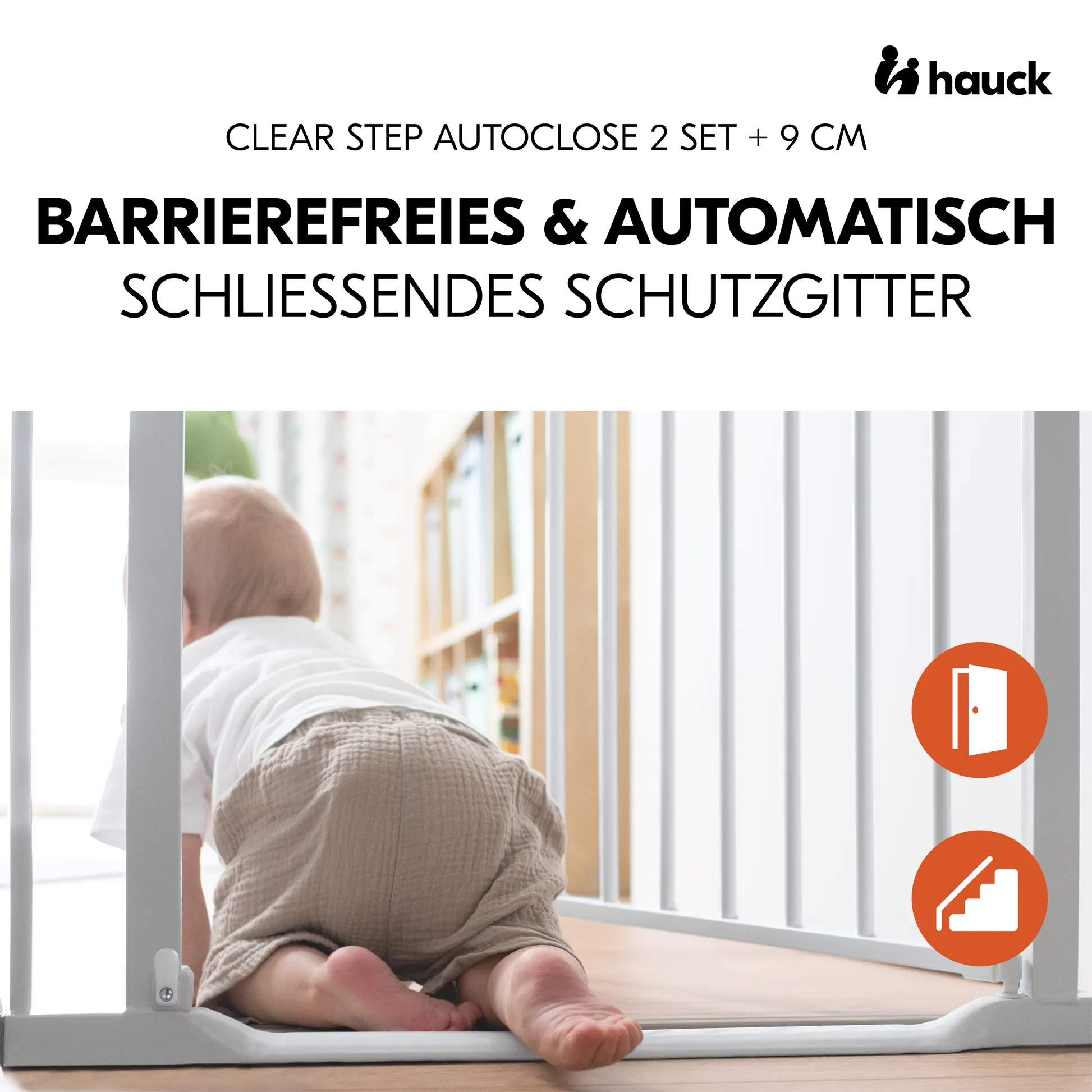 Clear Step Autoclose 2 Set +9 cm