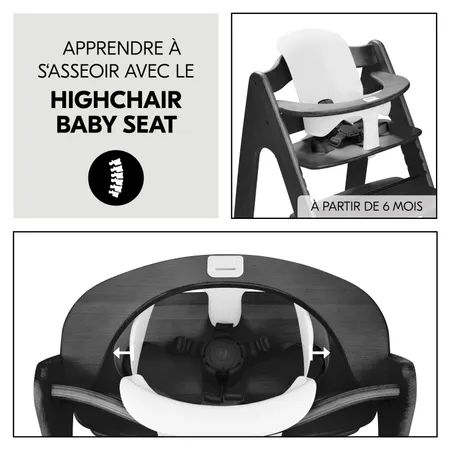 Apprendre à s’asseoir avec le Highchair Baby Seat
