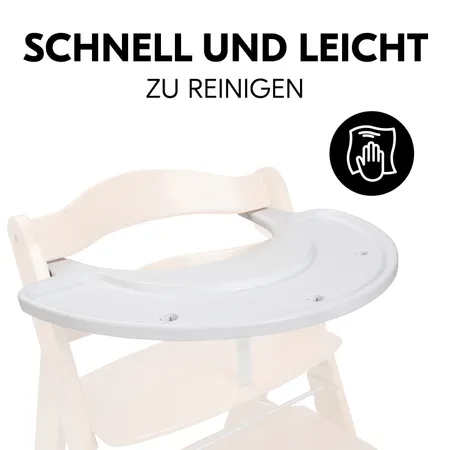 Leichtes Reinigen dank glatter Oberfläche