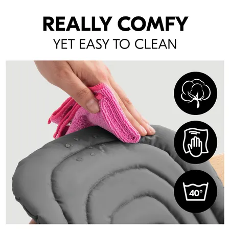 Really comfy yet easy to clean