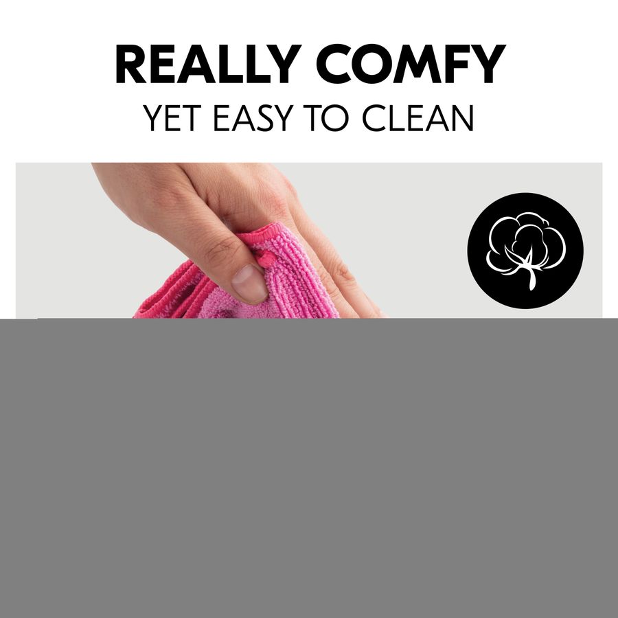 Really comfy yet easy to clean