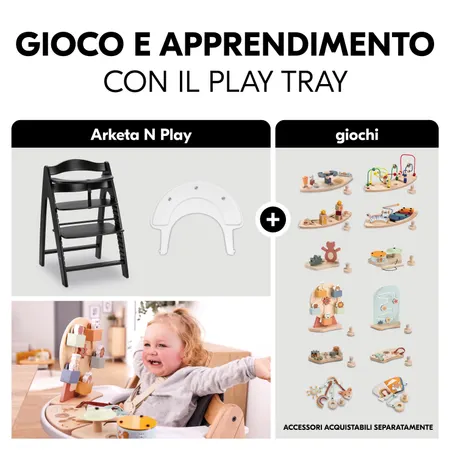 Vassoio da gioco per imparare divertendosi