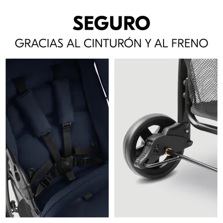 Seguridad con cinturón y freno