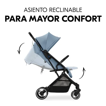 Asiento ajustable y reclinable para mas comodidad