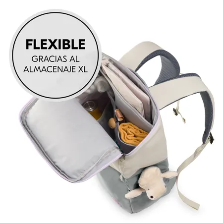 Almacenamiento XL + bolsillos funcionales