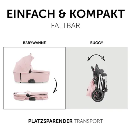 Einfach und kompakt faltbar