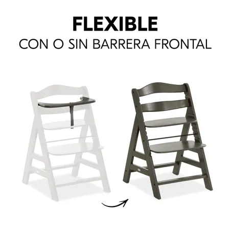 Uso flexible con o sin barra frontal