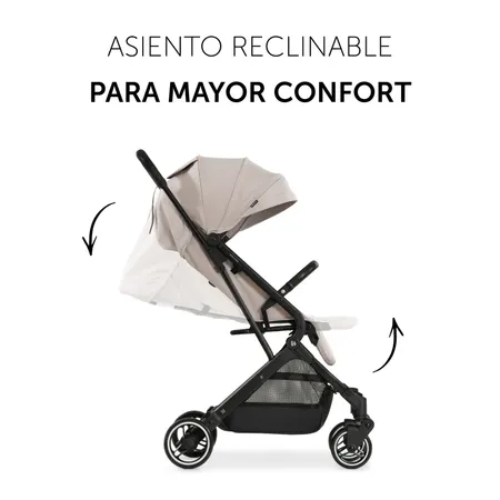 Asiento ajustable y reclinable para comodidad
