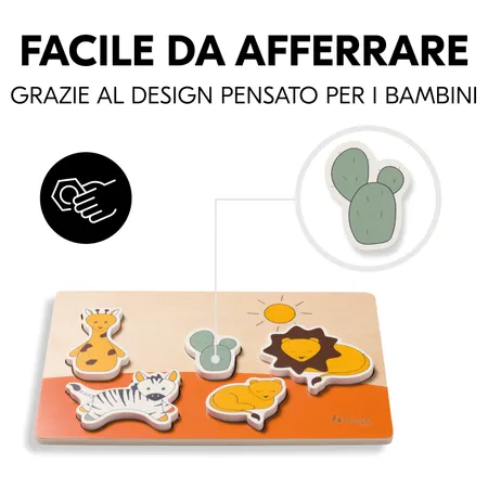 Design facile da impugnare e adatto ai bambini
