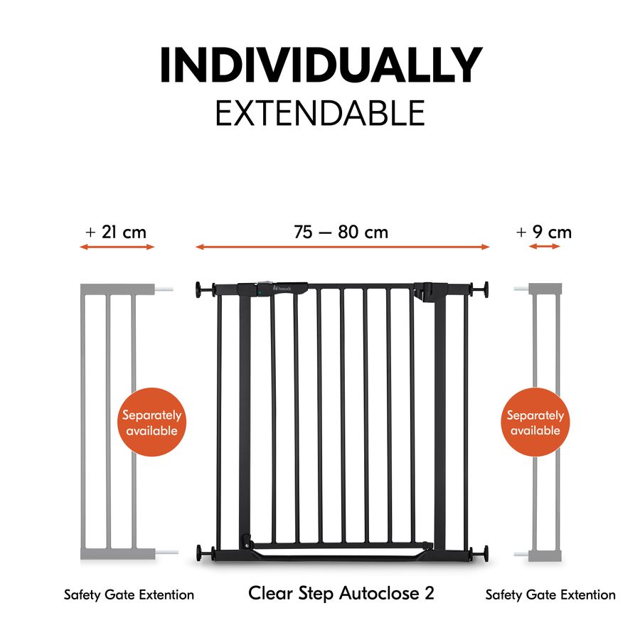 Individually extendable with separate extensions