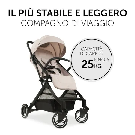 Passeggino hauck leggero, maneggevole e resistente
