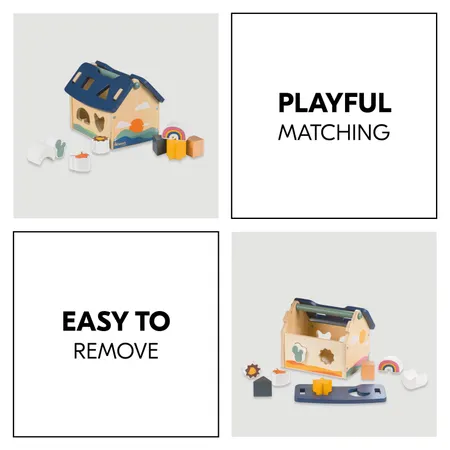 Blocks can be easily removed from the cube