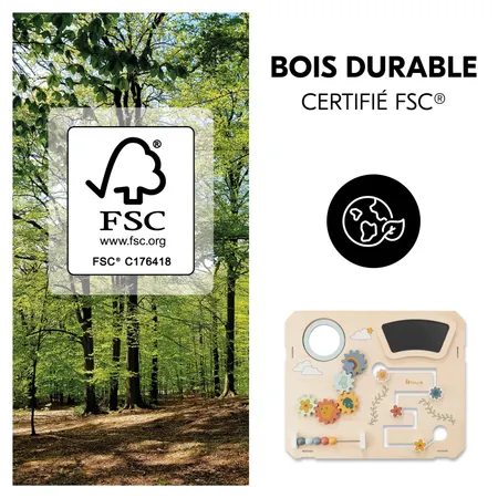 Bon pour la nature, en bois certifié FSC®
