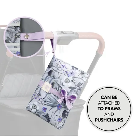 Easy to attach to the pram thanks to the loop
