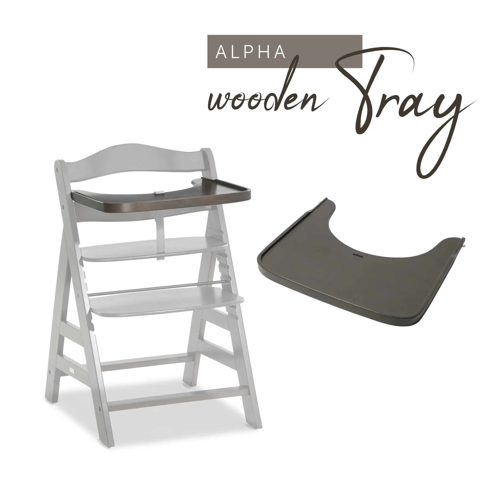 Alpha Wooden Tray
