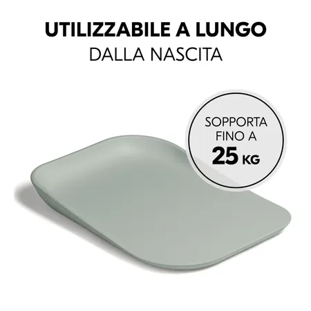 Utilizzabile a lungo, dalla nascita fino a 25 kg