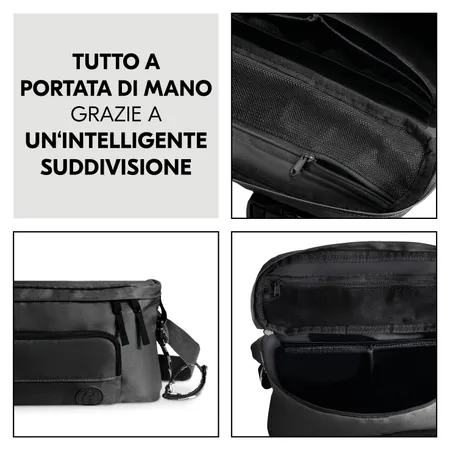 Tutto sotto mano grazie a scomparti intelligenti