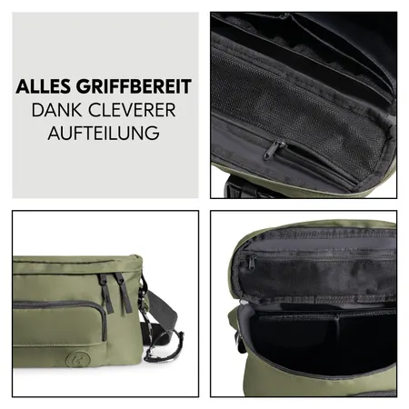 Alles griffbereit dank cleverer Aufteilung