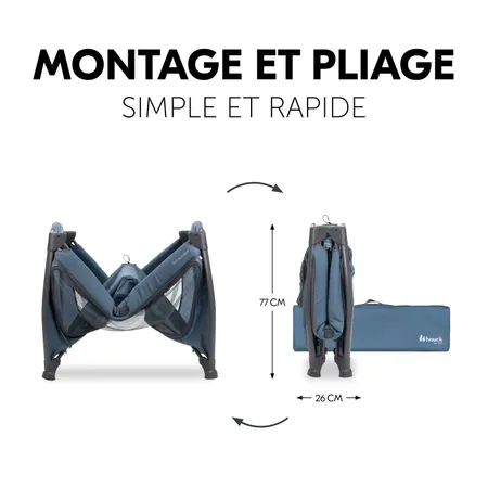 Facile et rapide à monter et à démonter