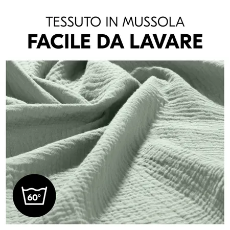 Tessuto di mussola lavabile in lavatrice