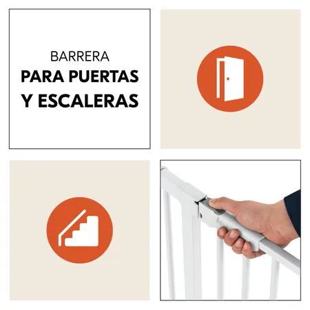 Barrera de sujeción para puertas y escaleras