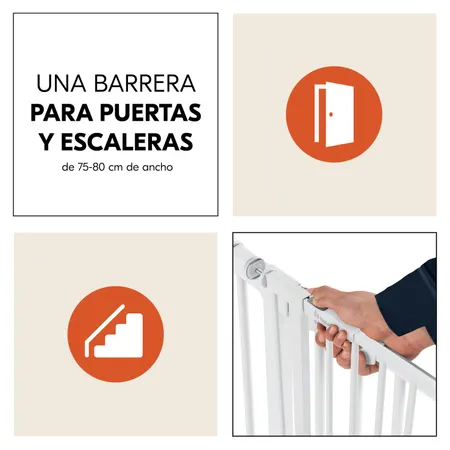 Verja de seguridad para puertas y entradas estándar