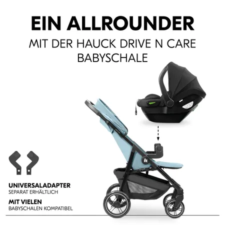 Mit vielen Babyschalen kompatibel