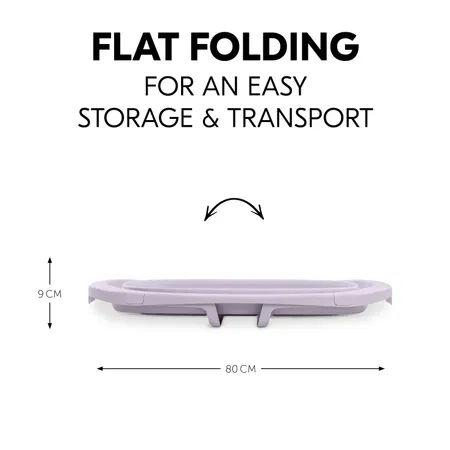 Flat folding for an easy storage and transport