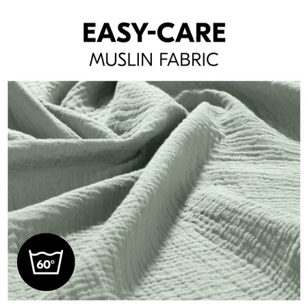 Easy-care muslin fabric