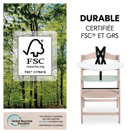 Fabriquée à partir de matériaux durables