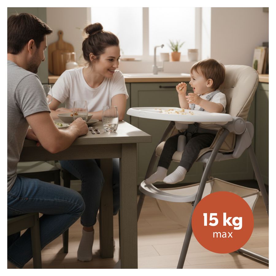 Comfy highchair for children from 6 months