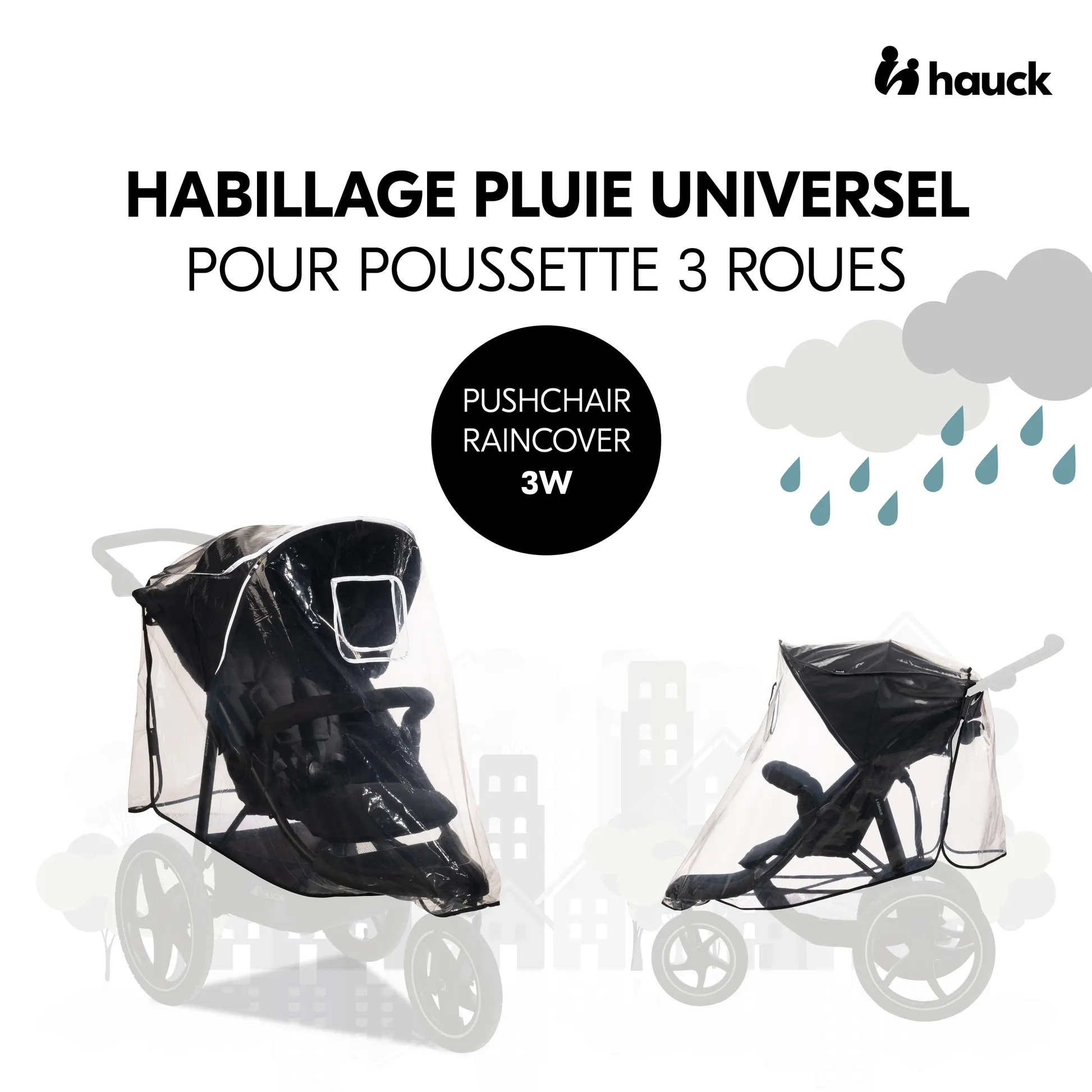 Pushchair Raincover 3W